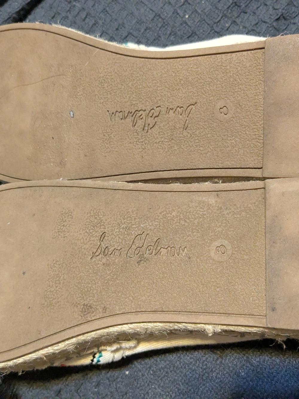 Sam Edelman Embroidered Carrin Espadrilles 8 Anthropologie Cream - Picture 5 of 7